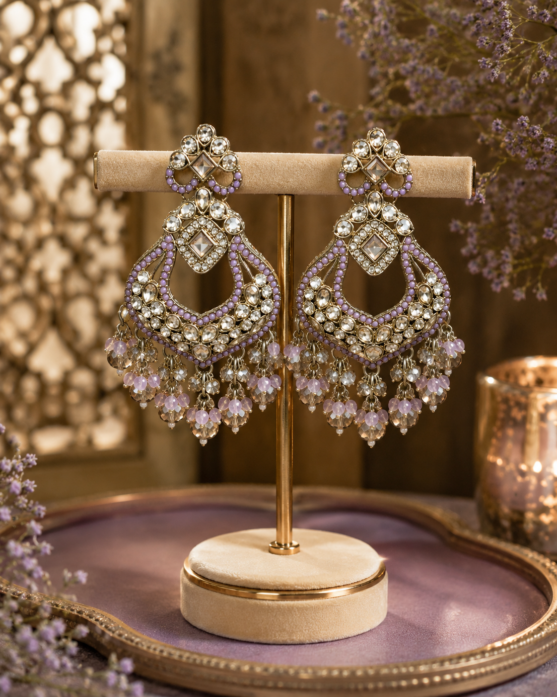Liloura Kundan Drops