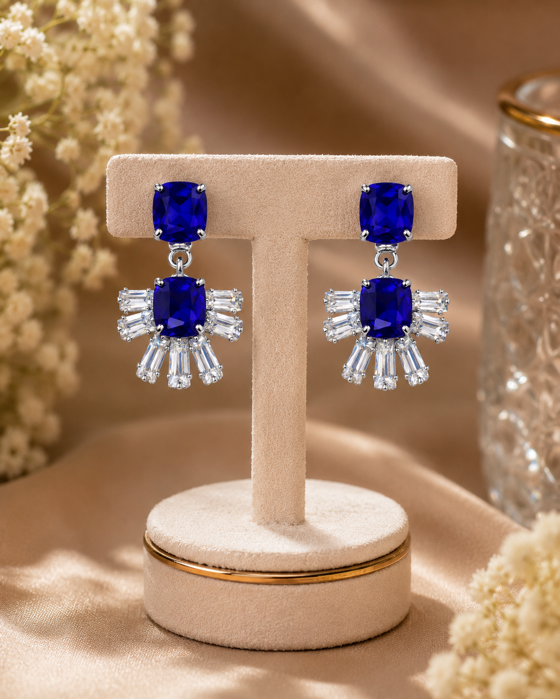 Royal Blue Elegance Earrings