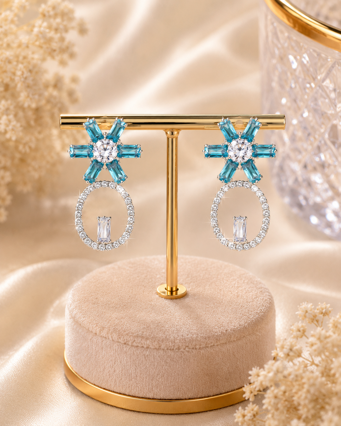 Aqua Floral Radiance