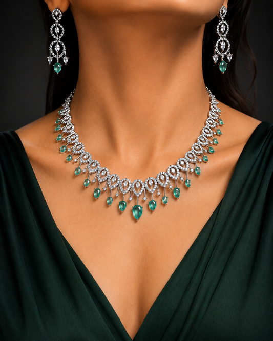 Mint Élysée Necklace Set
