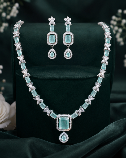 Mint Celestia Necklace Set