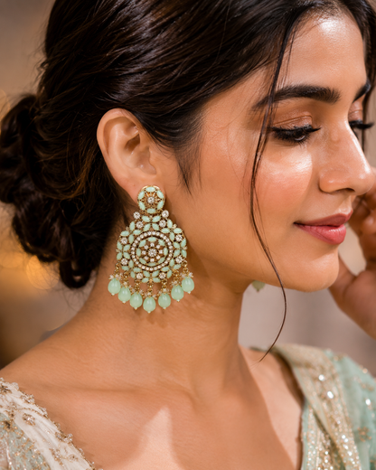 Mintara Kundan Drops