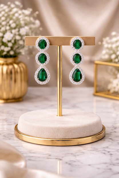 PEORA DIOMAND NECKLACE - GARD GREEN