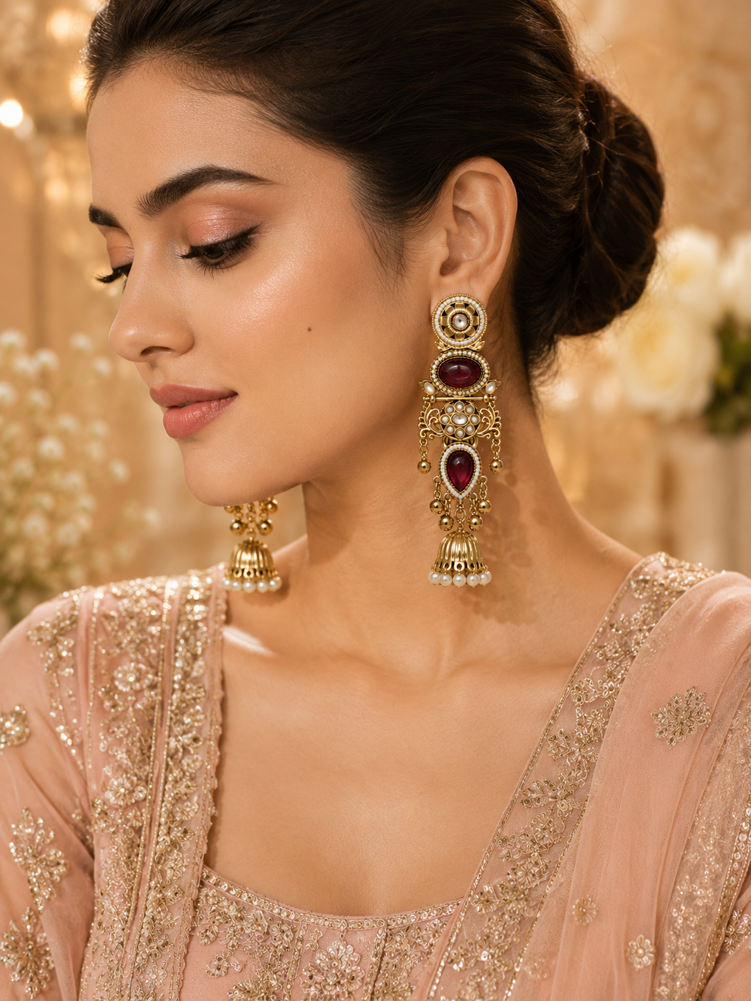 Gulnaar Kundan Kashmiri Drops