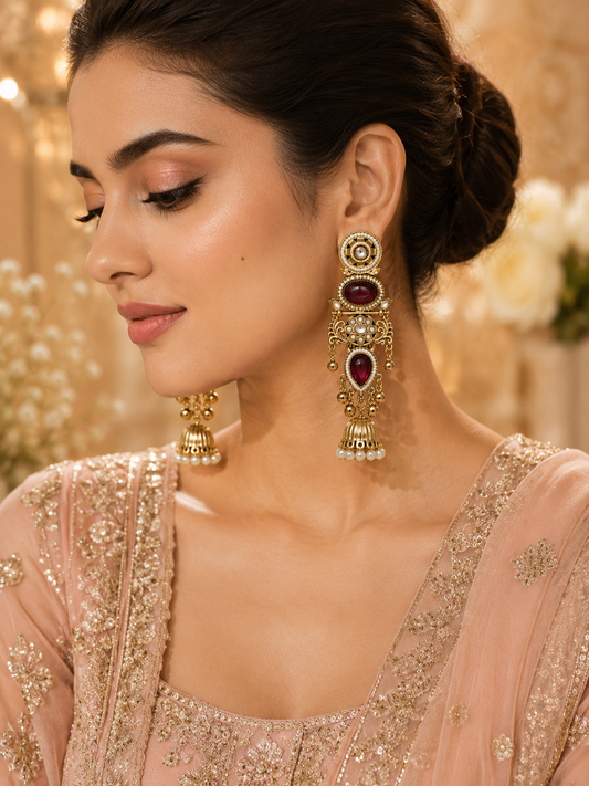 Gulnaar Kundan Kashmiri Drops