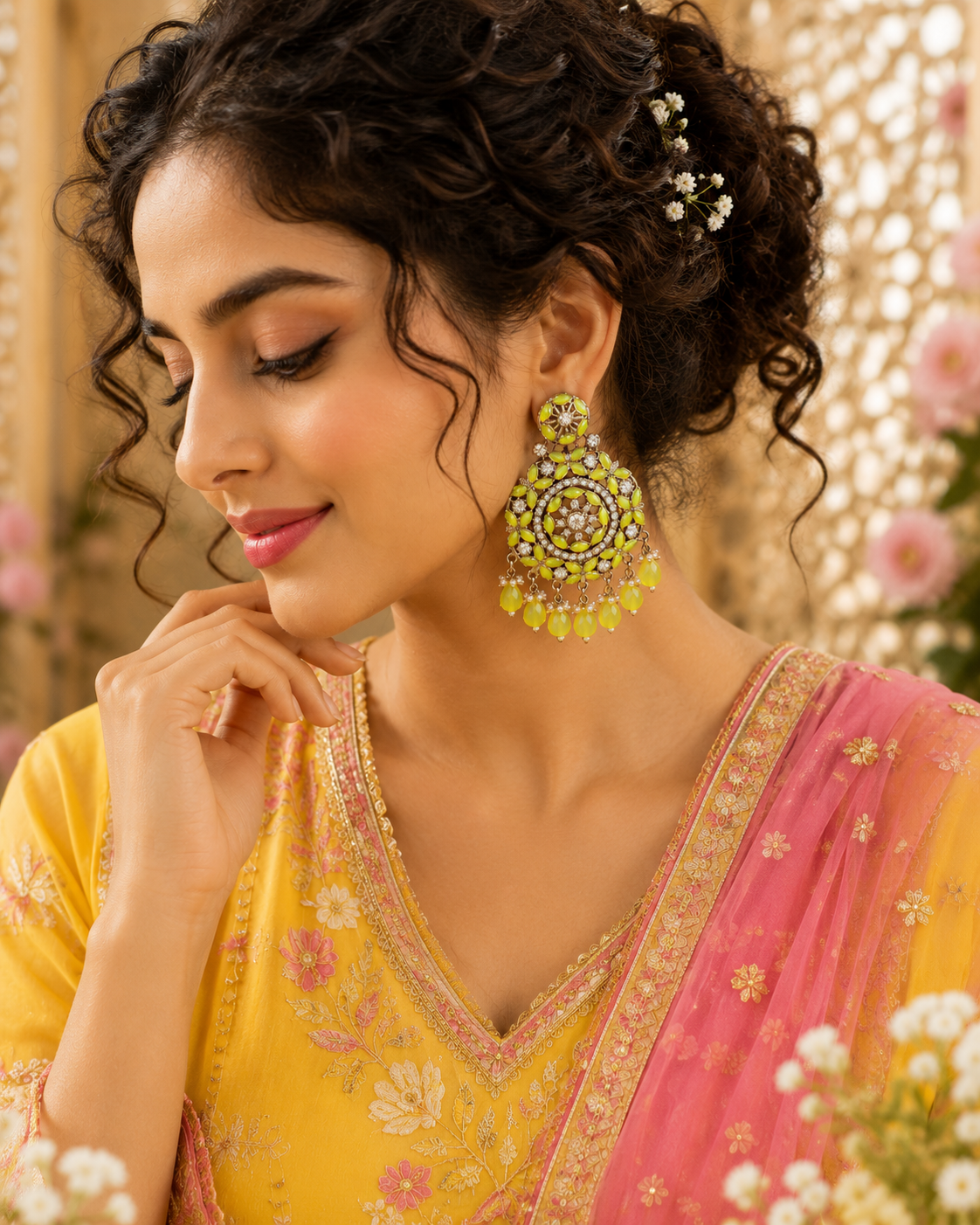 Limea Kundan Drops