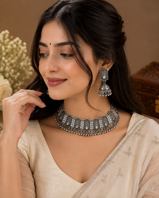 Nooré Oxidized Set