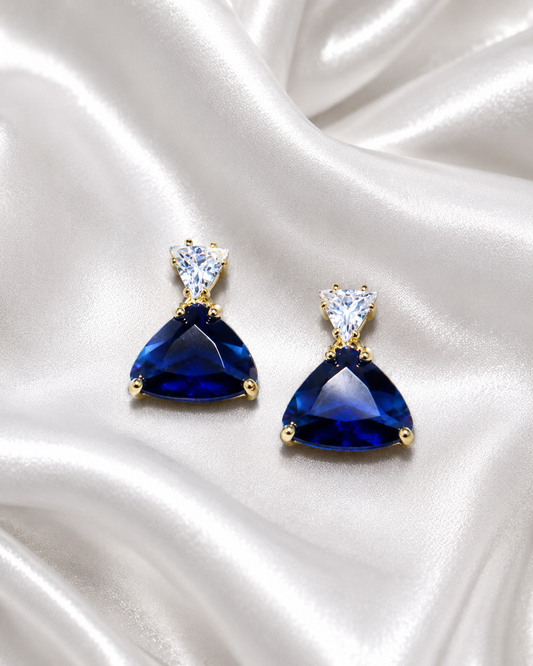 Royal Blue Luxe Earrings