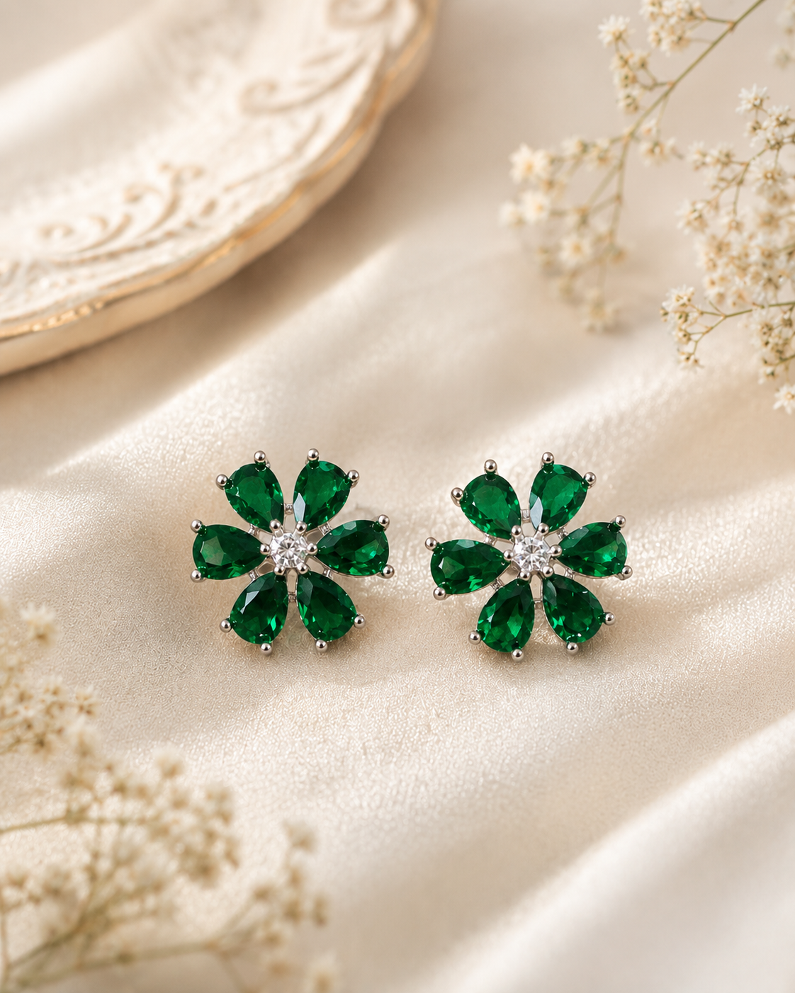 Floré Green AD Studs