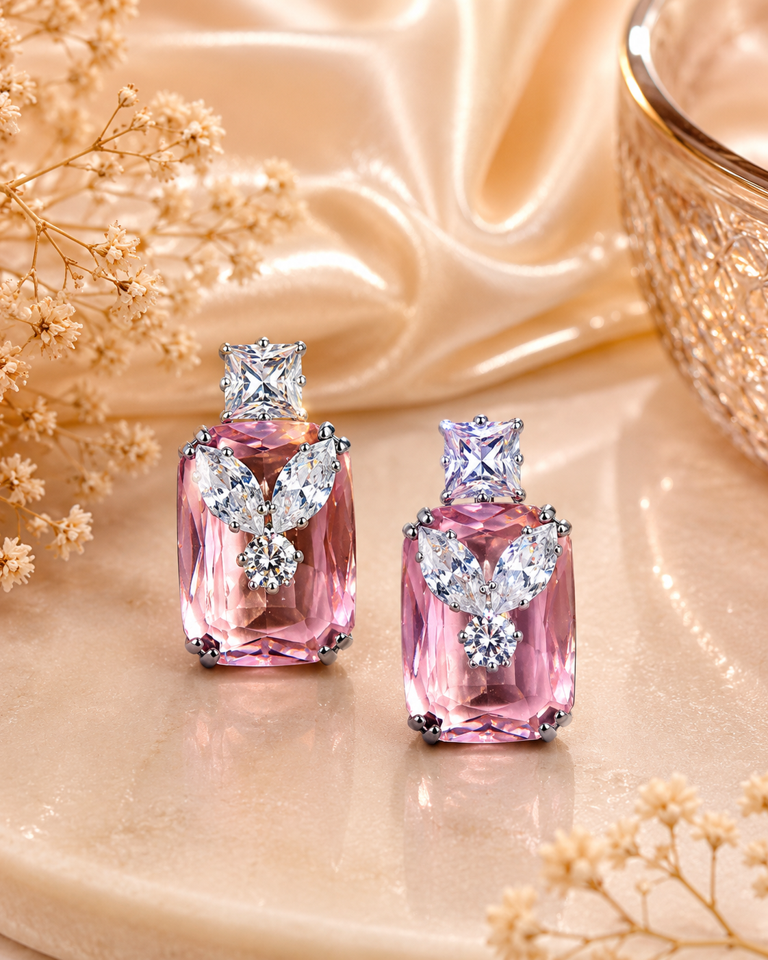 Pink Majesty Earrings