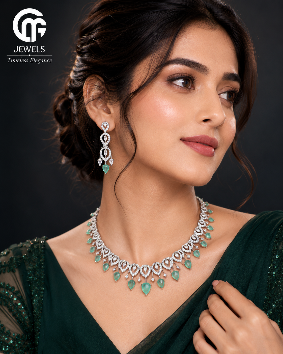 Mint Élysée Necklace Set