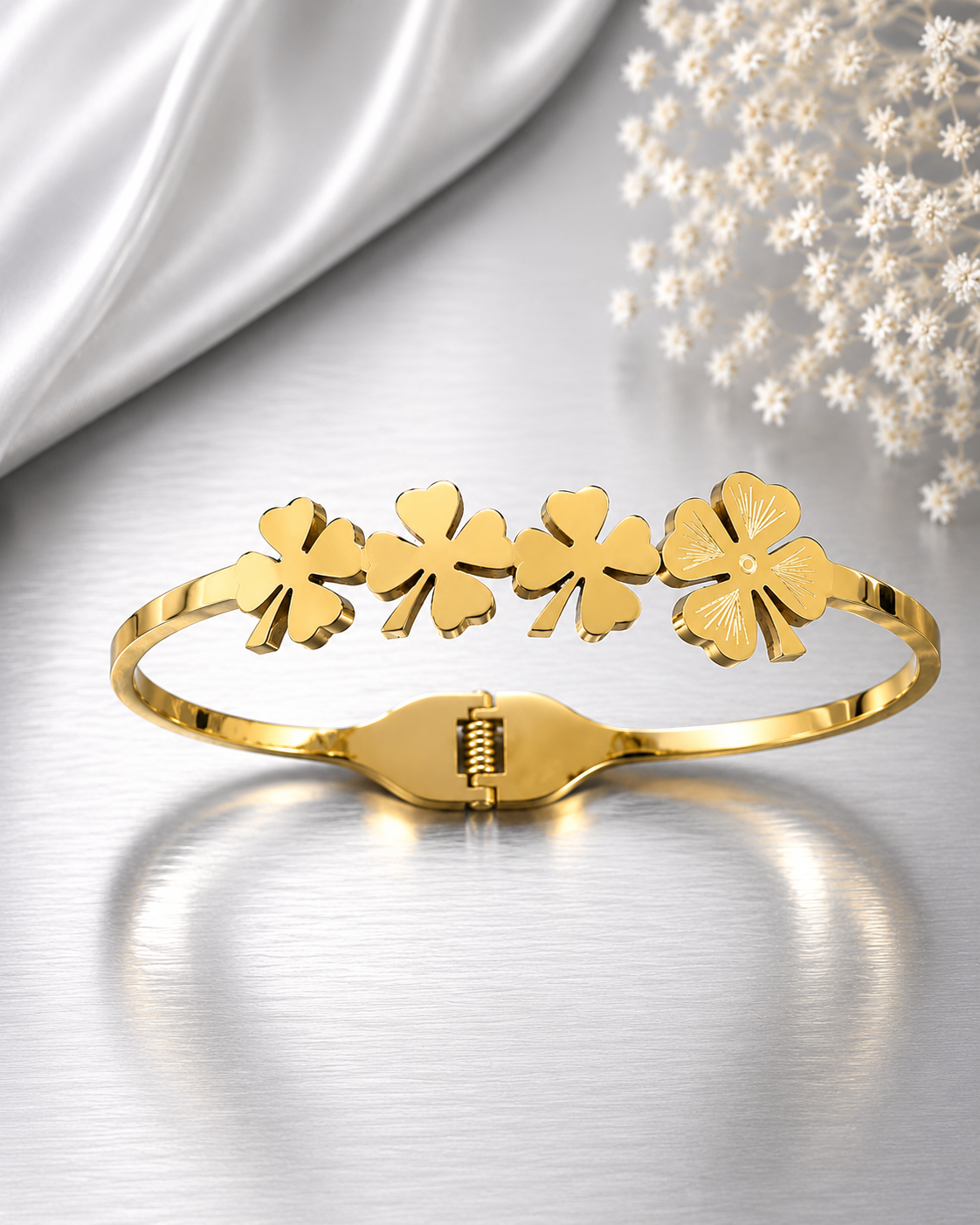 Four Leaf Fortune Bracelet