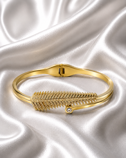 Feather Glow Luxe Bracelet