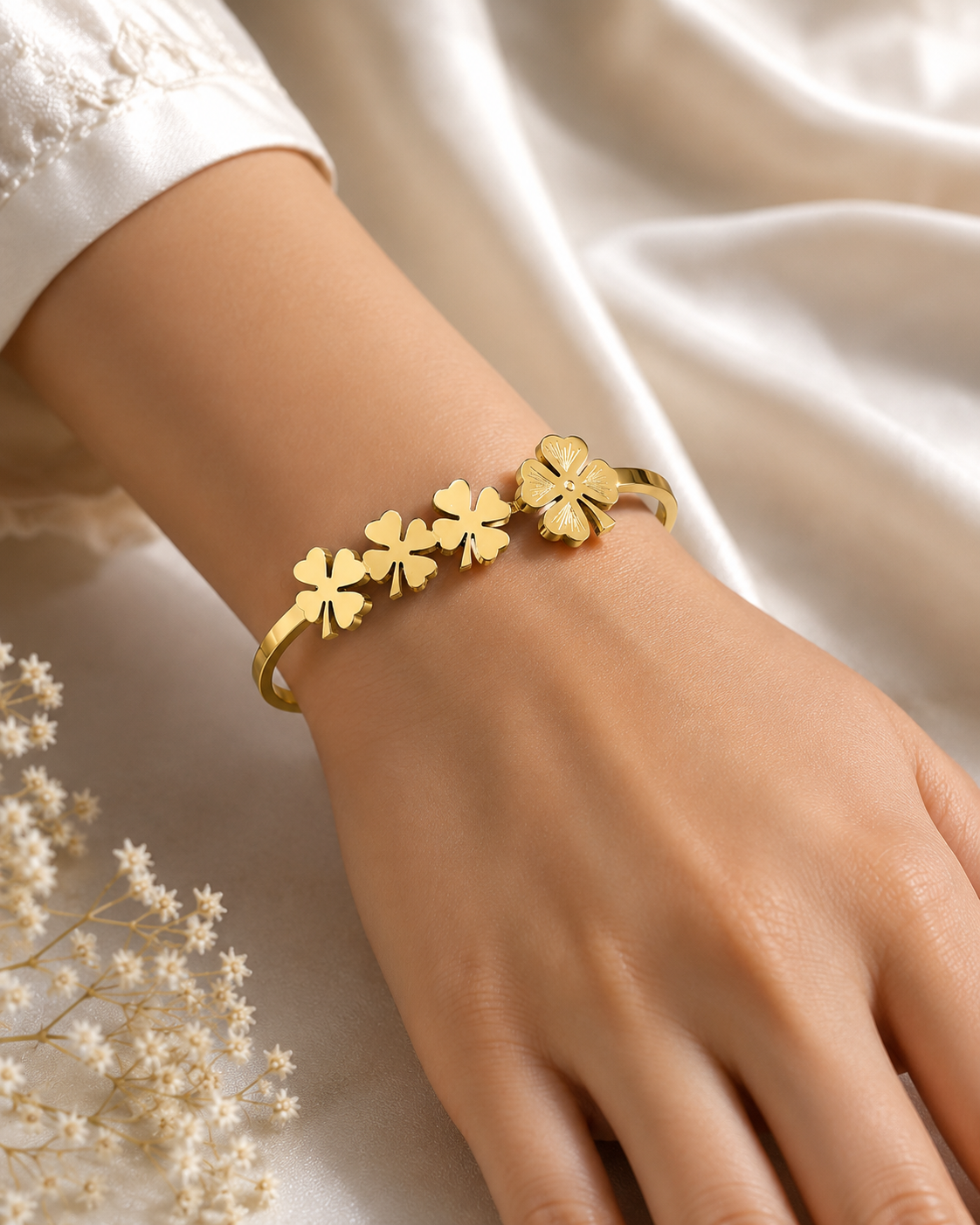 Four Leaf Fortune Bracelet