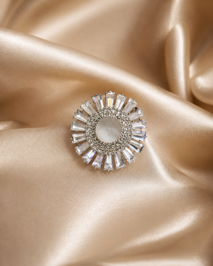 Starlight Crown Statement Ring