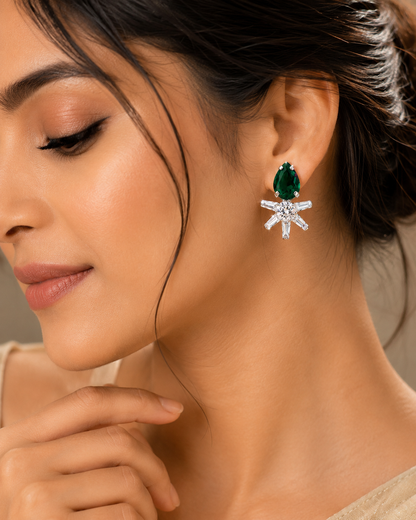 Emerald Radiance Earrings