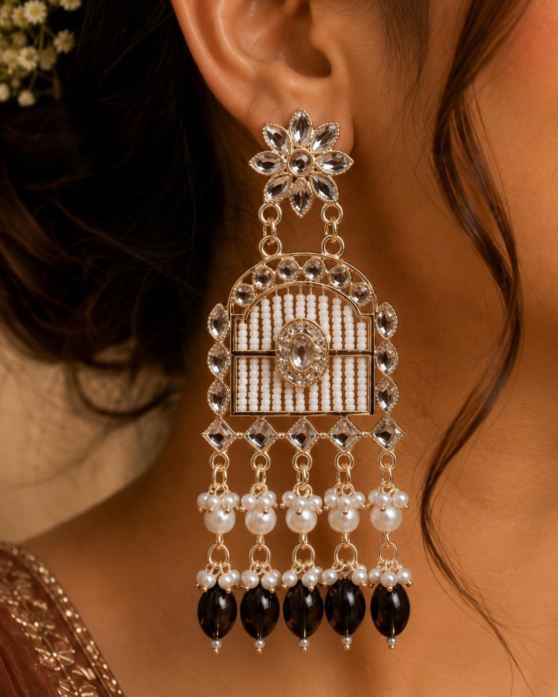 Améthyste Pearl Drops - Blue