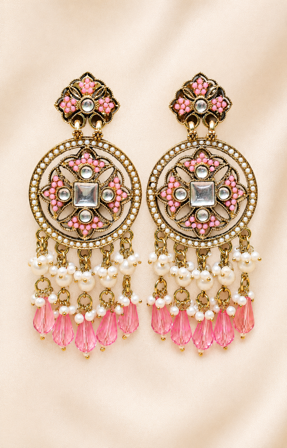 Noir Pearl Drops - Baby Pink