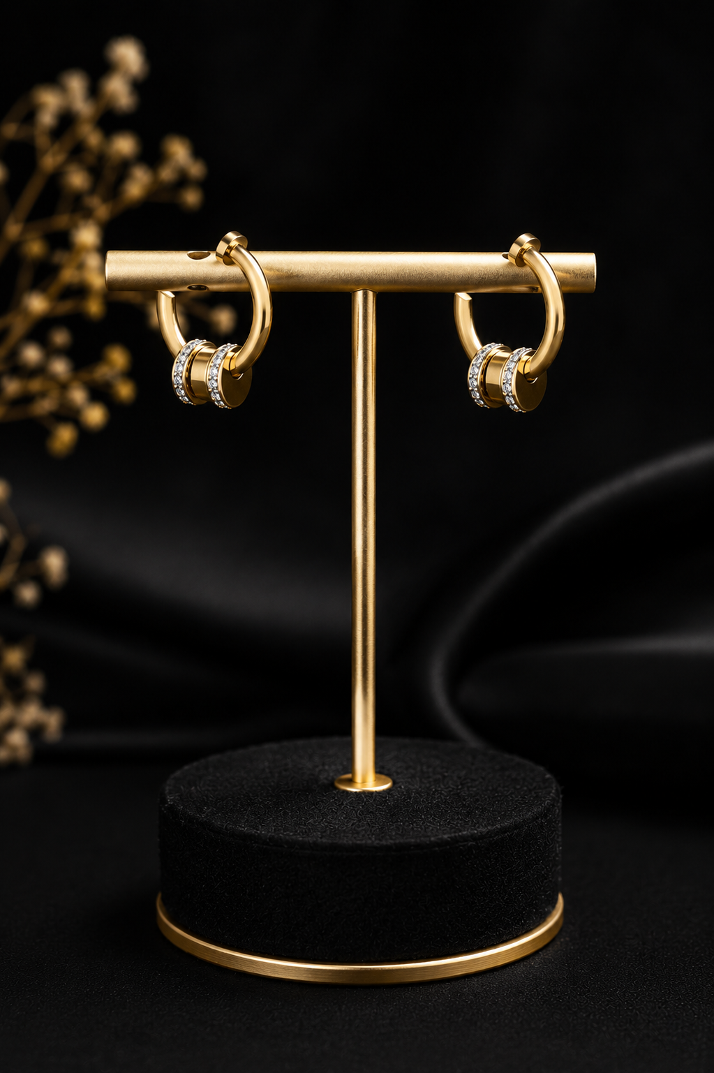 Platinum Éclat Hoops