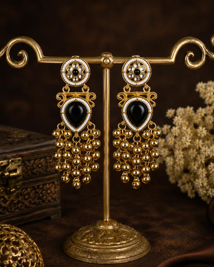 Firoza kashmiri Kundan Drops