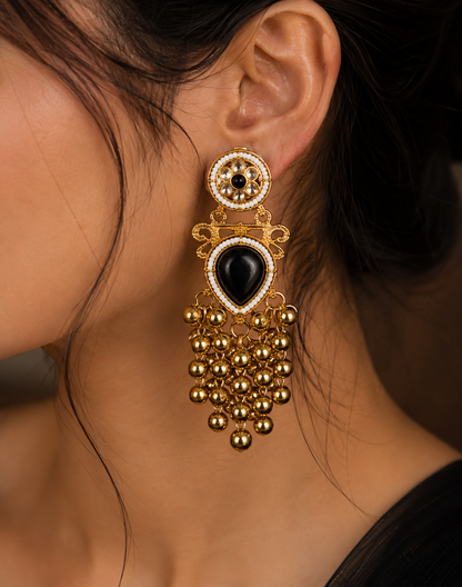 Firoza kashmiri Kundan Drops
