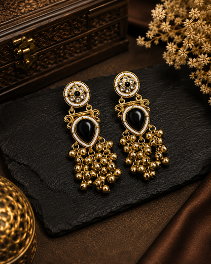 Firoza kashmiri Kundan Drops