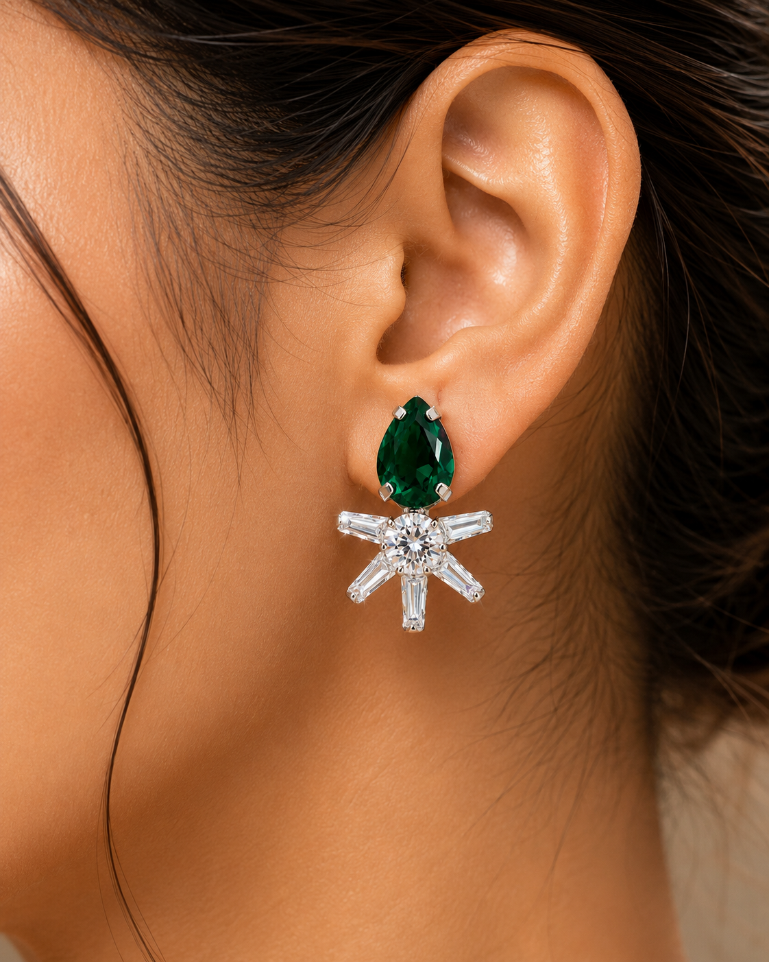 Emerald Radiance Earrings