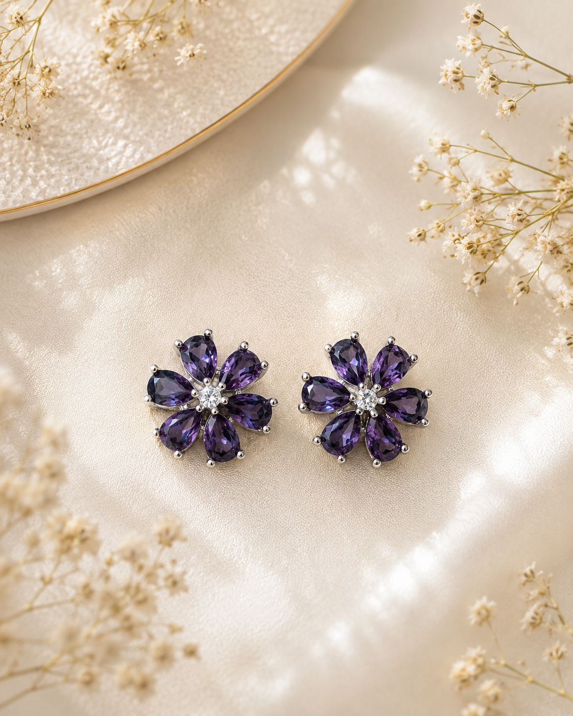 Floré Violet AD Studs