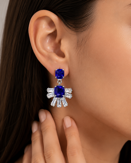 Royal Blue Elegance Earrings