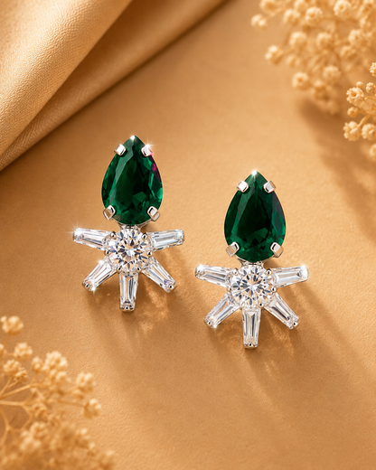Emerald Radiance Earrings