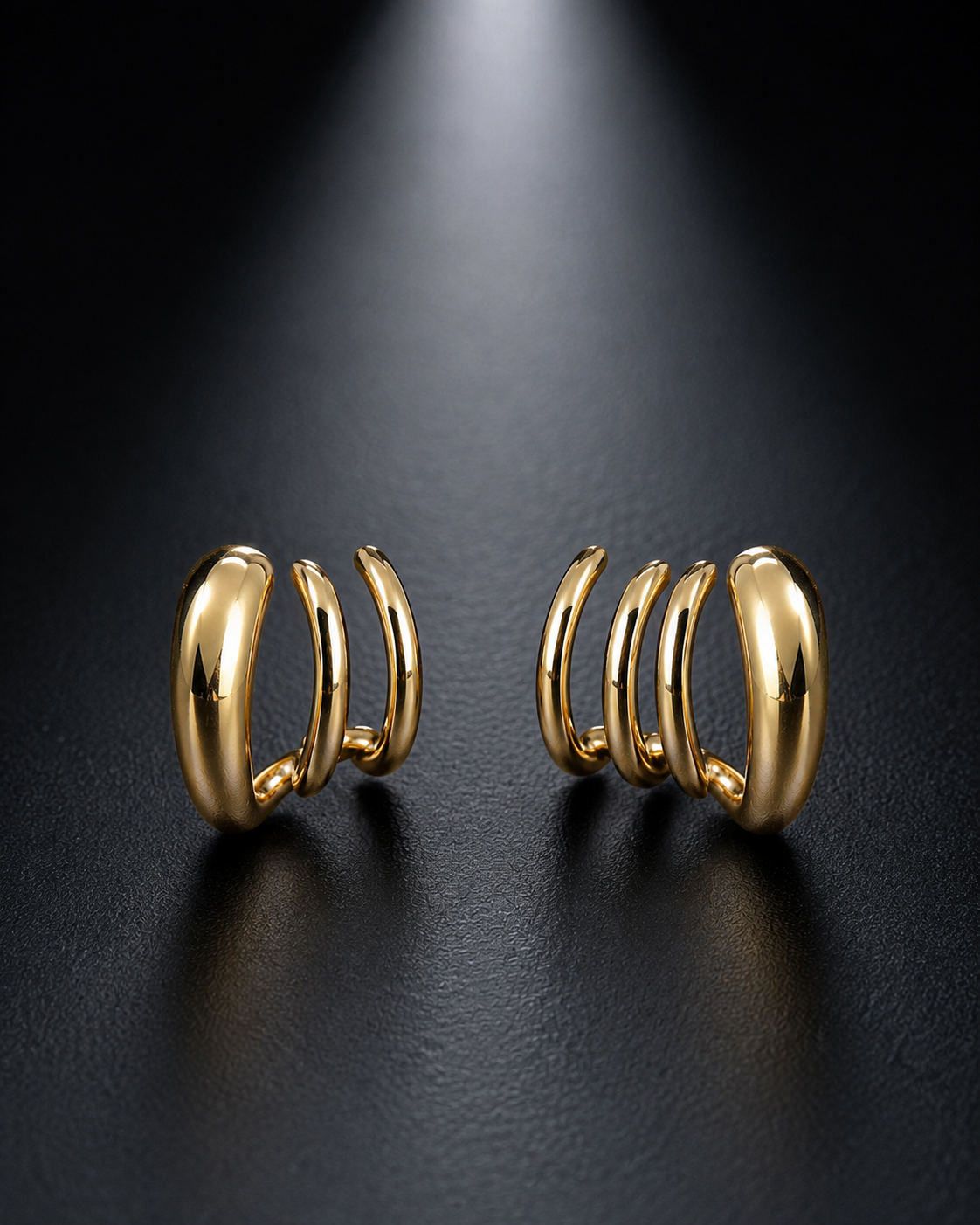 Élan Triple Hoop Earrings