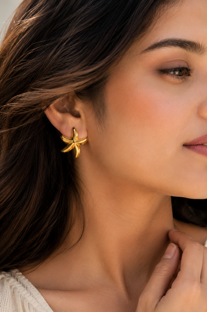 Platinum Stara Studs